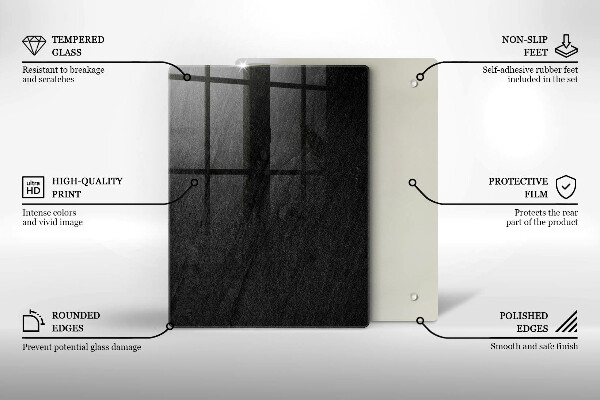 Deska kuchenna szklana Rysunkowe cytryny
