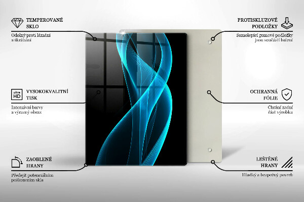 Deska kuchenna szklana Zbliżenie na wiśnie
