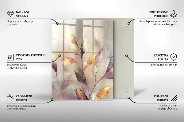 Deska kuchenna szklana Warzywa na stole