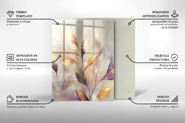 Deska kuchenna szklana Warzywa na stole