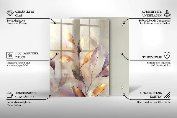 Deska kuchenna szklana Warzywa na stole