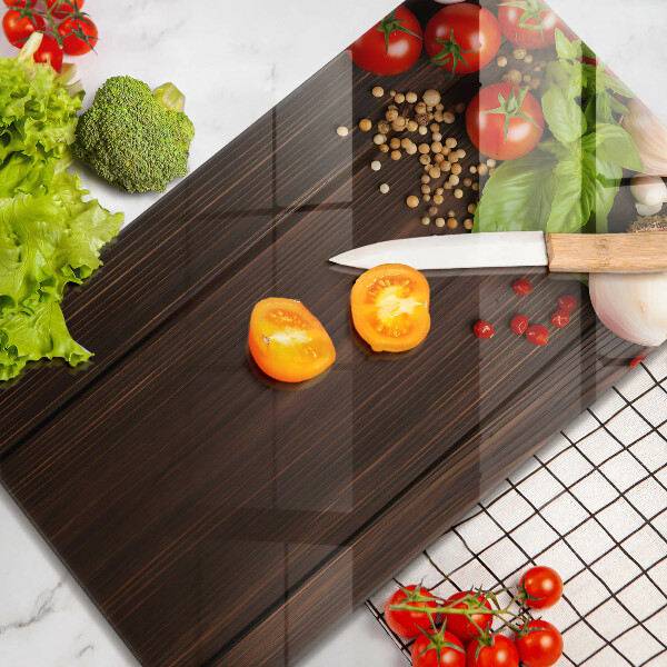 Deska kuchenna szklana Warzywa na stole