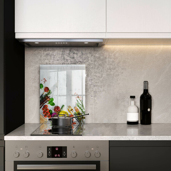 Deska kuchenna szklana Warzywa i przyprawy