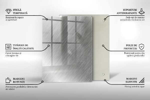 Deska kuchenna szklana Wzór trójkąty