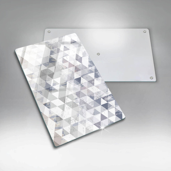 Deska kuchenna szklana Wzór trójkąty