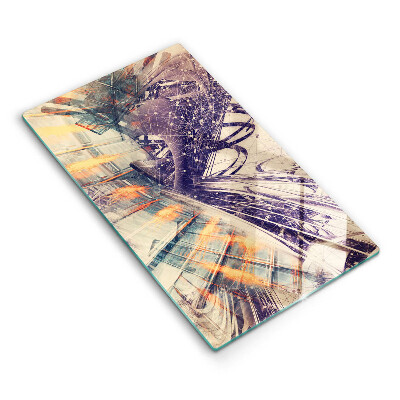 Deska kuchenna szklana Nowoczesna kompozycja