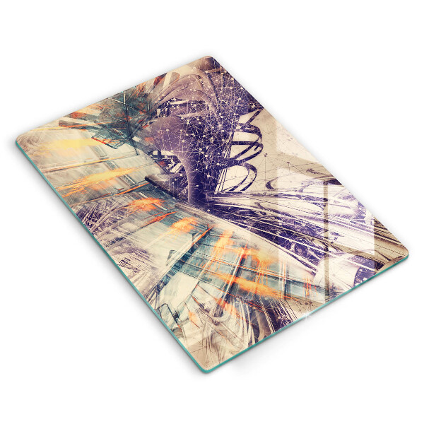 Deska kuchenna szklana Nowoczesna kompozycja