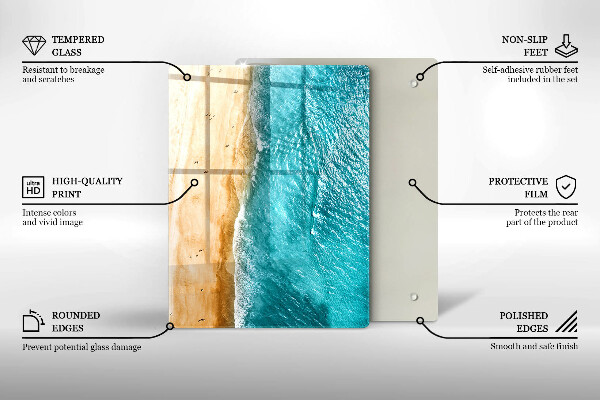 Deska kuchenna szklana Nowoczesna kompozycja