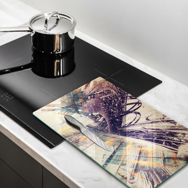 Deska kuchenna szklana Nowoczesna kompozycja