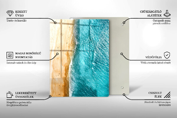 Deska kuchenna szklana Nowoczesna kompozycja