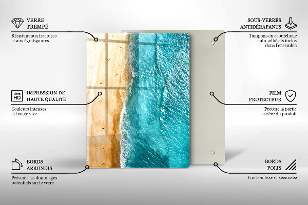 Deska kuchenna szklana Nowoczesna kompozycja