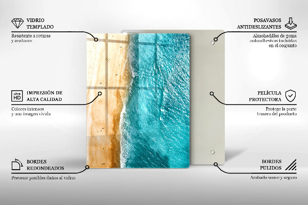 Deska kuchenna szklana Nowoczesna kompozycja