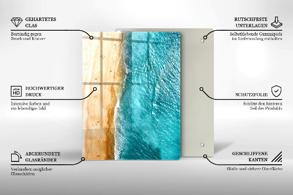 Deska kuchenna szklana Nowoczesna kompozycja