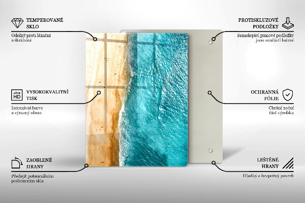 Deska kuchenna szklana Nowoczesna kompozycja