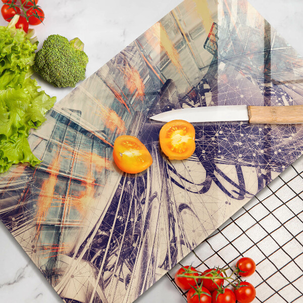 Deska kuchenna szklana Nowoczesna kompozycja