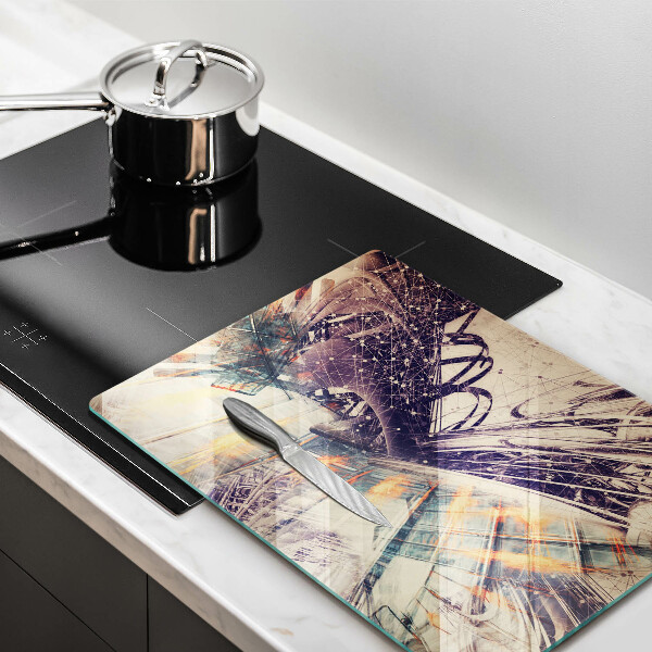 Deska kuchenna szklana Nowoczesna kompozycja