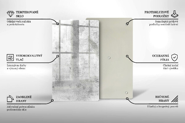 Deska kuchenna szklana Beton tekstura