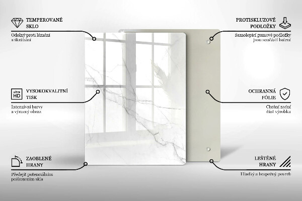 Deska kuchenna szklana Pastelowy marmur