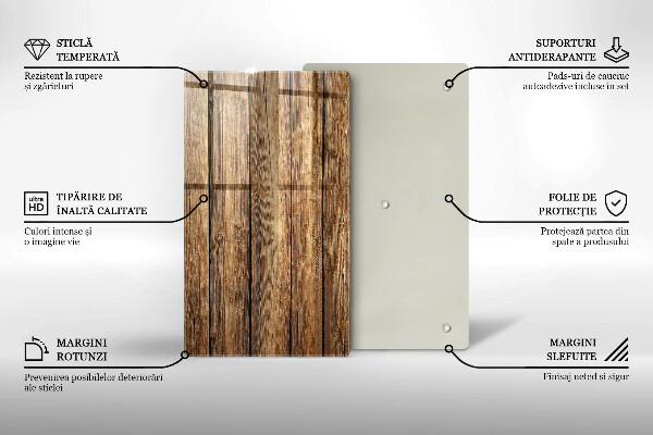 Deska kuchenna szklana Deski tekstura drewno