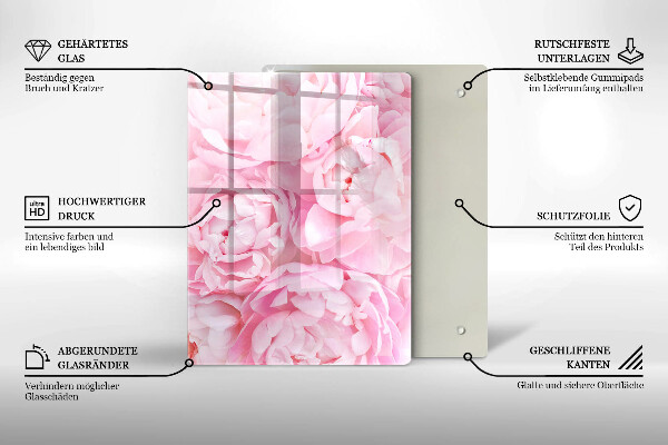 Deska kuchenna szklana Niebieskie plamy