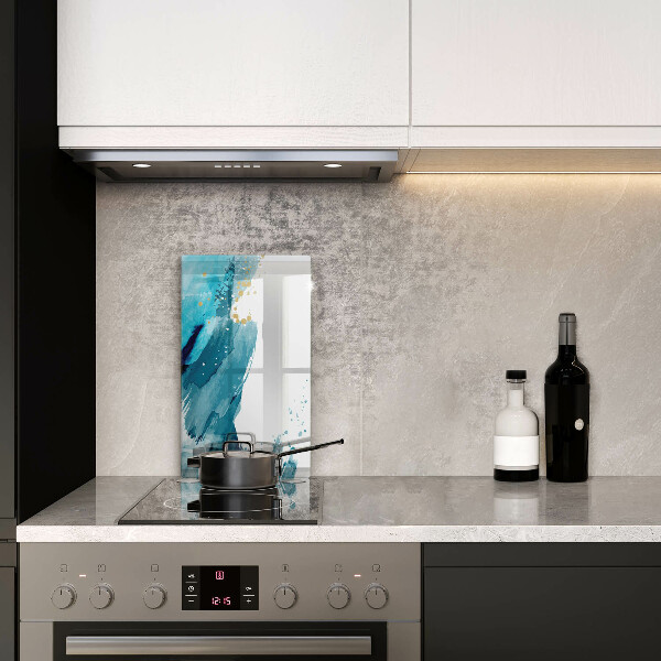 Deska kuchenna szklana Niebieskie plamy