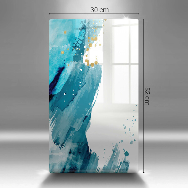 Deska kuchenna szklana Niebieskie plamy