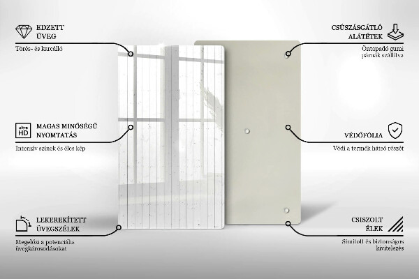 Deska kuchenna szklana Nowoczesne jasne deski