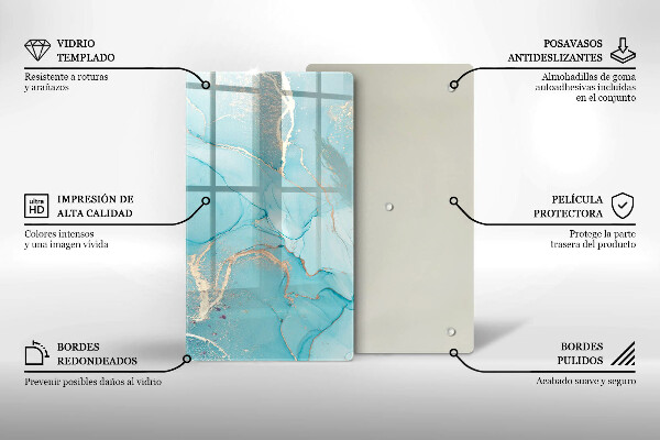 Deska kuchenna szklana Abstrakcja kamień