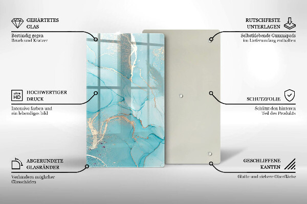 Deska kuchenna szklana Abstrakcja kamień