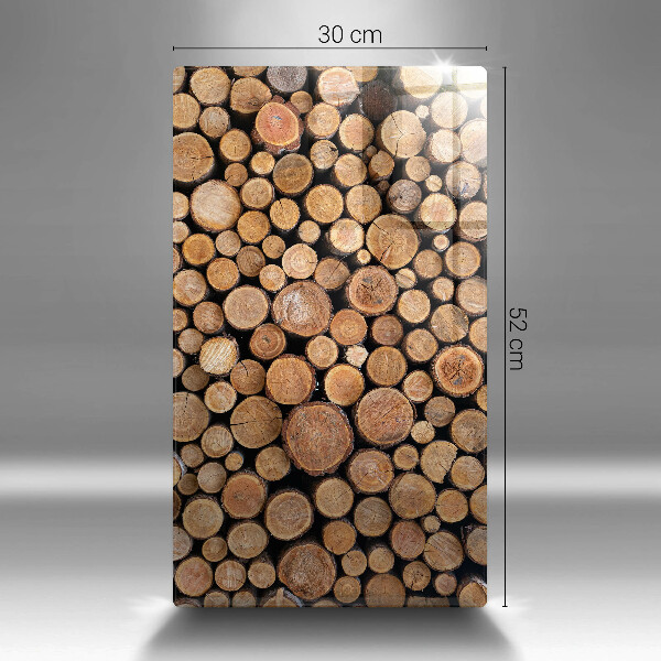 Deska kuchenna szklana Pnie drzew