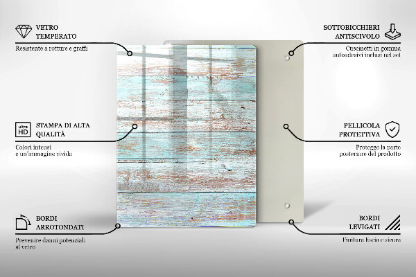 Deska kuchenna szklana Nowoczesna abstrakcja