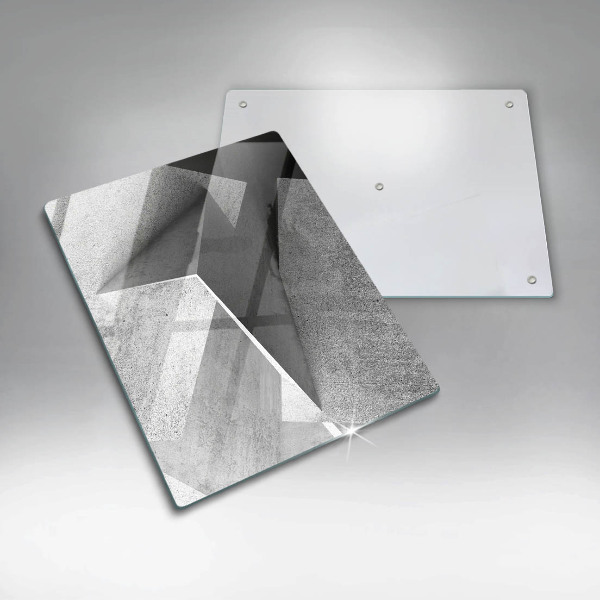 Deska kuchenna szklana Betonowa abstrakcja