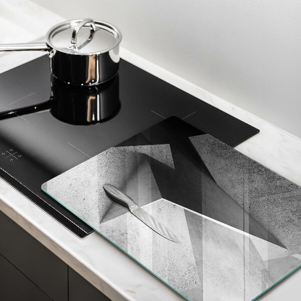 Deska kuchenna szklana Betonowa abstrakcja