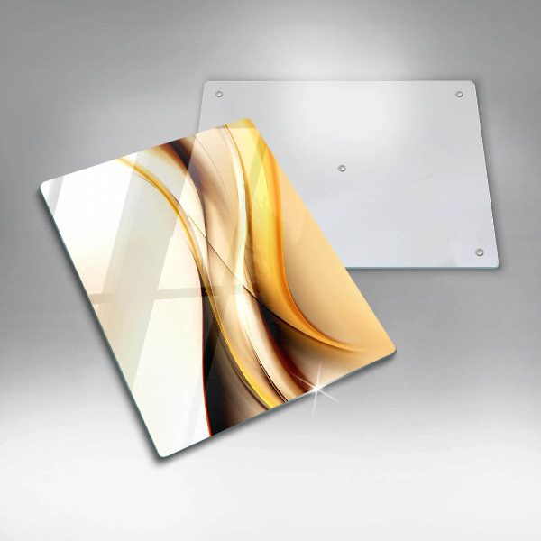 Deska kuchenna szklana Abstrakcja dym linie