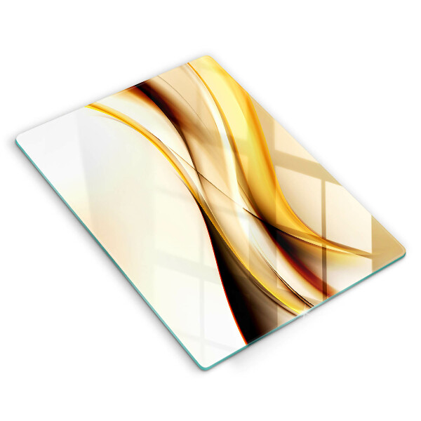 Deska kuchenna szklana Abstrakcja dym linie