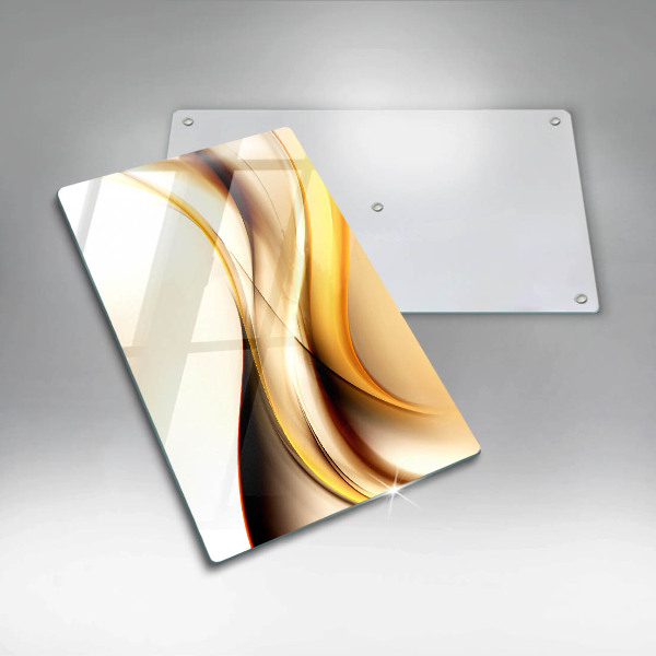 Deska kuchenna szklana Abstrakcja dym linie