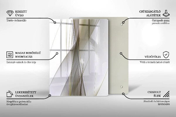 Deska kuchenna szklana Tło abstrakcja struktura