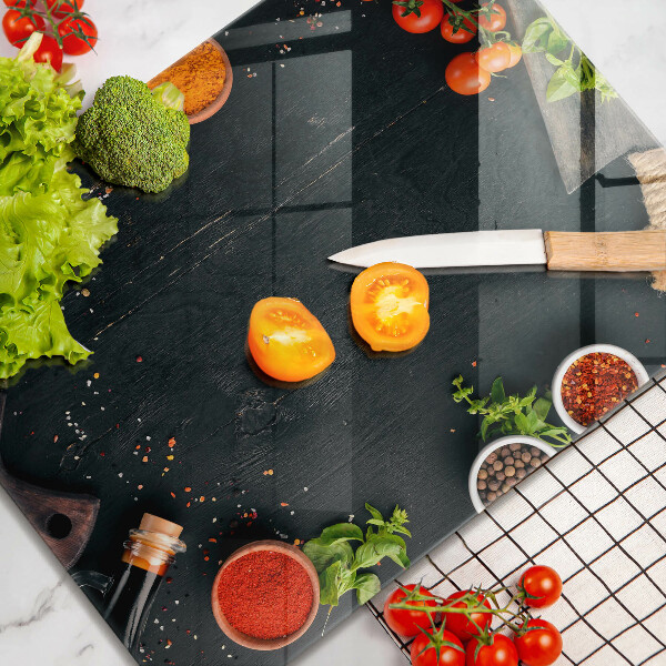 Szklana deska do krojenia Pomidorki koktajlowe