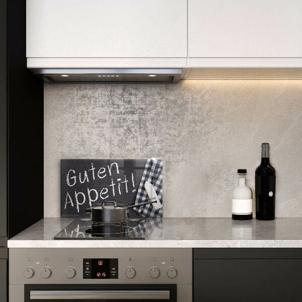 Szklana deska do krojenia Napis Guten Appetit!