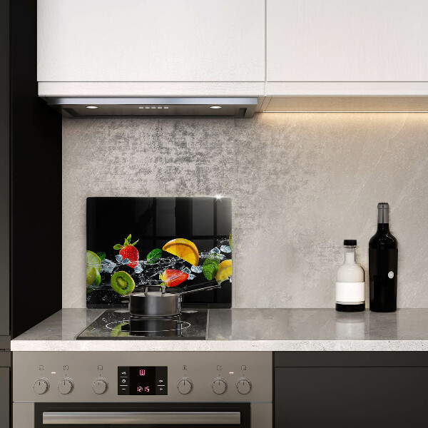 Szklana deska do krojenia Owoce w wodzie