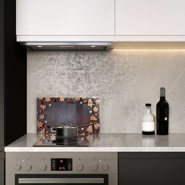 Szklana deska do krojenia Pierniczki świąteczne