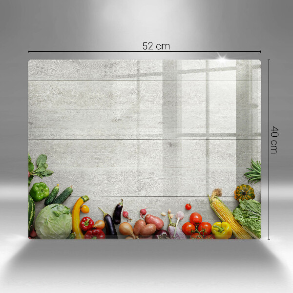 Szklana deska do krojenia Warzywa na deskach