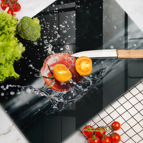 Szklana deska do krojenia Pomidor w wodzie