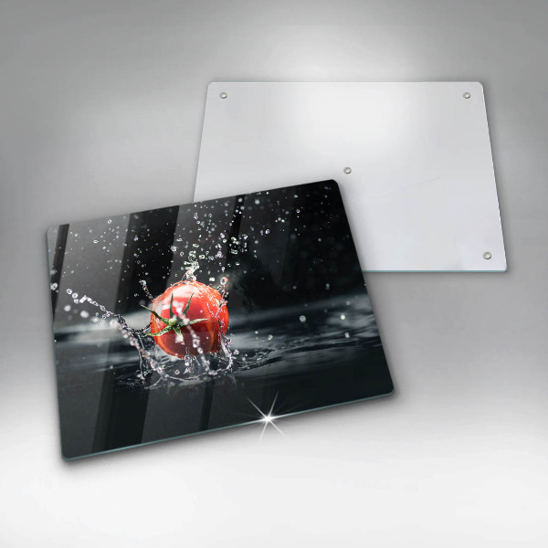 Szklana deska do krojenia Pomidor w wodzie