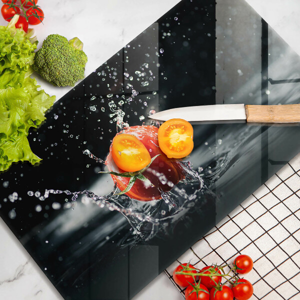 Szklana deska do krojenia Pomidor w wodzie