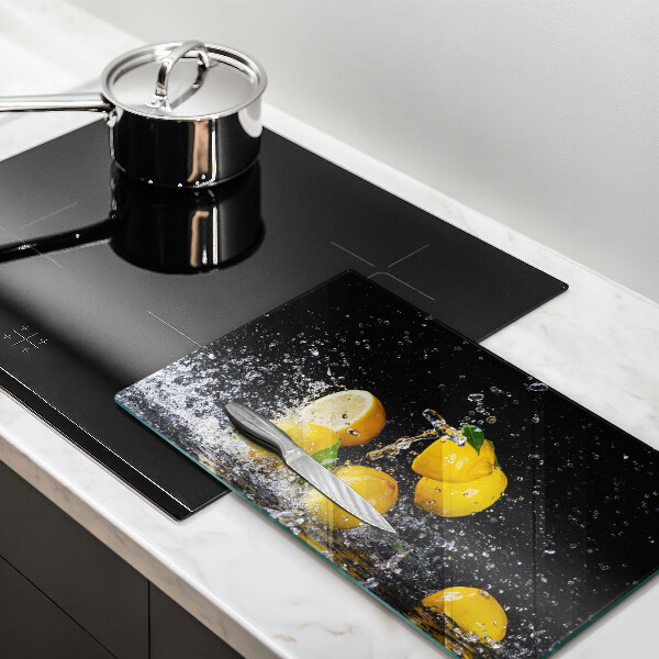 Szklana deska do krojenia Soczyste owoce cytryny