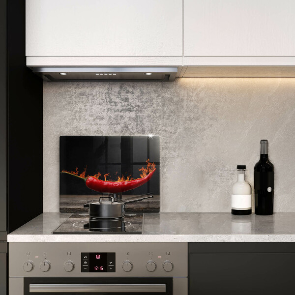 Szklana deska do krojenia Gorąca papryczka chili