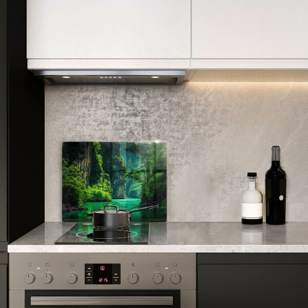 Szklana deska do krojenia Pejzaż laguna