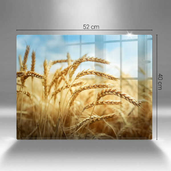 Szklana deska do krojenia Kłosy zbóż na polu