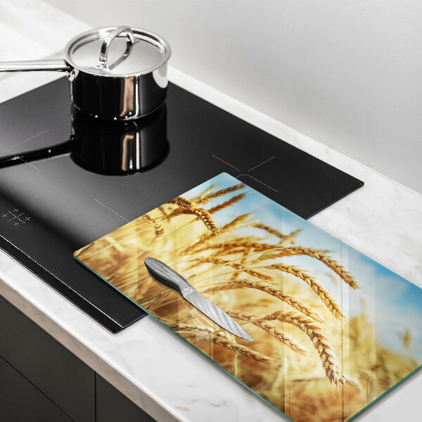 Szklana deska do krojenia Kłosy zbóż na polu